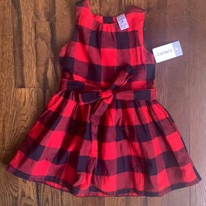 Buffalo plaid dress